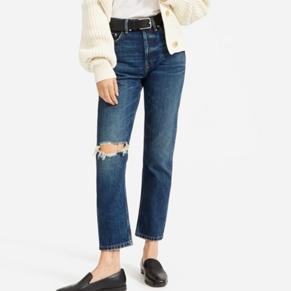 Everlane The Cheeky Jean High Waisted Crop 24 Jeans Pants